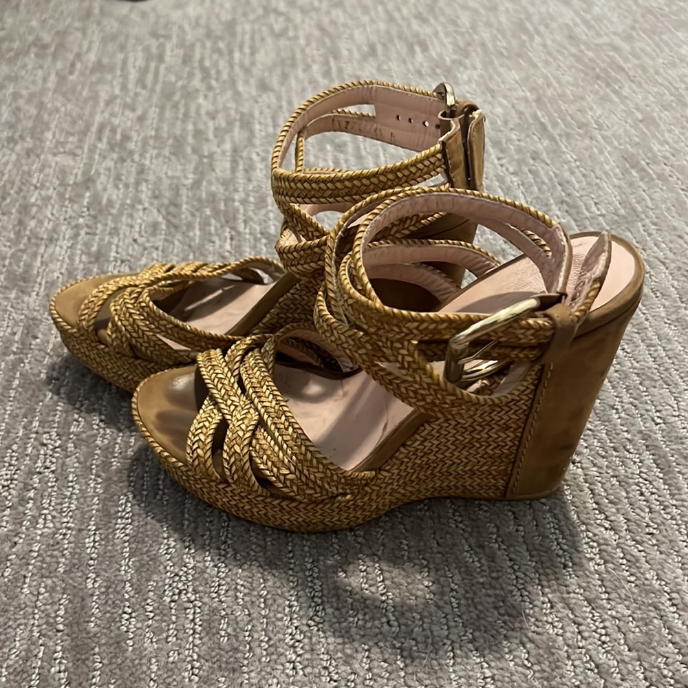 Stuart Weitzman Wedges With Suede - image 4